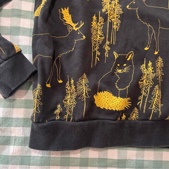 COS Kids Crewneck Cotton Sweatshirt Pullover Animal Print - Picture 4 of 7